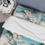 Seaside Reflections Tropical Pattern - Duvet Cover Set