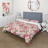 Timeless Pink Roses Gardan Serenity - Duvet Cover Set