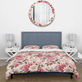 Timeless Pink Roses Gardan Serenity - Duvet Cover Set