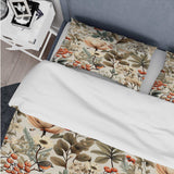 Vintage Woodland Natural Tones Planes - Duvet Cover Set