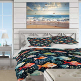 Watercolor Nishikigoi Japan Fish - Duvet Cover Set