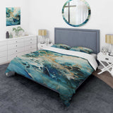 Aqua Dream rush flow 2 - Duvet Cover Set