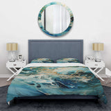 Aqua Dream rush flow 2 - Duvet Cover Set