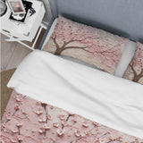 Cherry Blossom Whisper pink and white - Duvet Cover Set