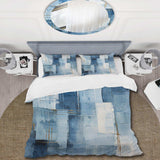 Blue and white Nautical Shapes II - Duvet Cover Set