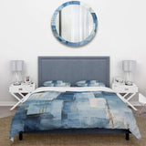 Blue and white Nautical Shapes II - Duvet Cover Set