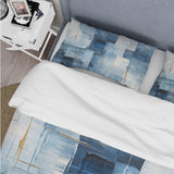 Blue and white Nautical Shapes II - Duvet Cover Set