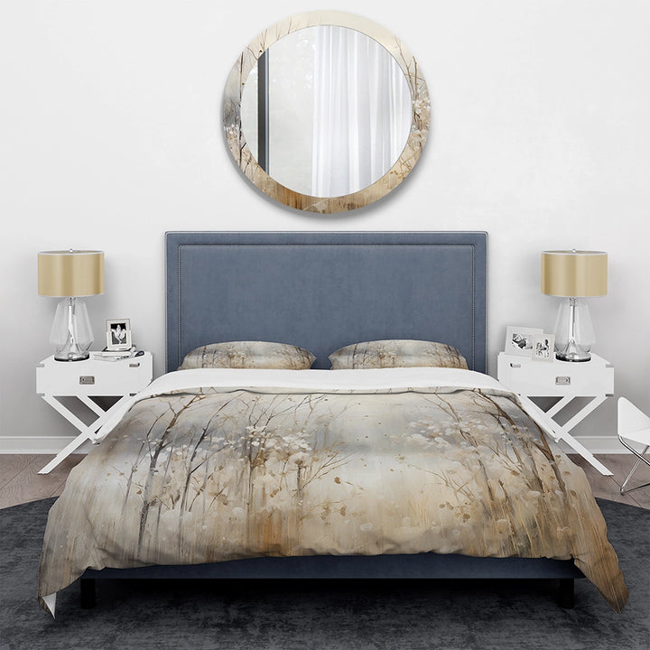 Winter Meadow View calmness II - Duvet Cover Set