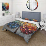 Colorful Rainbow tree of 4 seasons - Duvet Cover Set