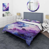 Purple and blue Mystic Melodies I - Duvet Cover Set