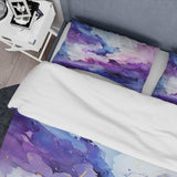 Purple and blue Mystic Melodies I - Duvet Cover Set