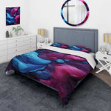 Blue and purple Seamless Marble river IV - Duvet Cover Set