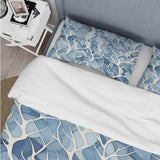 Windy white and Blue tree beauty III - Duvet Cover Set