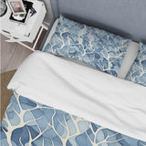 Windy white and Blue tree beauty III - Duvet Cover Set