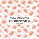 Floral Bedding Set - Blush Poppy Tranquility Duvet Cover Set