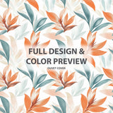 Floral Duvet Cover Set of 5 - Paradise Petal Bedding And Throw Pillow Set