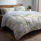 Coastal Bedding Set of 5 - Bamboo Mist Duvet Cover And Throw Cushion Set