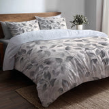 Country / Farmhouse Bedding Set - Stone Petal Duvet Cover And Cushion Set