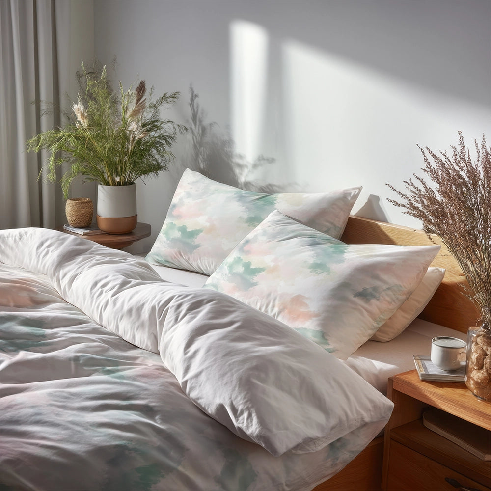 Modern Bedding Set 3 Pcs - Pastel Breeze Duvet Cover Set