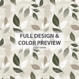 Country / Farmhouse Bedding Set of 5 - Muted Meadow Duvet Cover And Throw Pillow Set