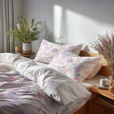 Floral Duvet Cover Set of 5 - Dream Petals Bedding And Throw Pillow Set
