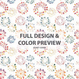 Abstract Duvet Cover Set of 5 - Multicolor Boho Mandala Bedding And Throw Pillow Set