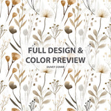 French Country Bedding Set - Sand Garden Flowers Duvet Cover And Cushion Set