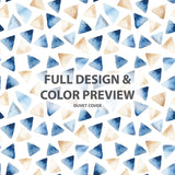 Abstract Bedding Set 5 Pcs - Soft Delta Duvet Cover And Throw Pillow Set