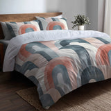 Arc Duvet Cover Set of 3 - Arc Line Midcentury Bedding Set