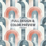 Arc Duvet Cover Set of 3 - Arc Line Midcentury Bedding Set