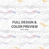 Modern Bedding Set of 5 - Wave Dot Ocean Duvet Cover And Throw Pillow Set