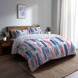 Abstract Duvet Cover Set of 3 - Needle Line Stripes Bedding Set