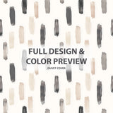 Abstract Bedding Set - Dash Flow Beige Gray Duvet Cover Set