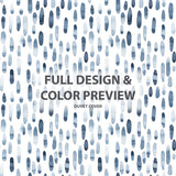 Modern Bedding Set of 5 - Dash Flow Silver Blue Duvet Cover And Throw Pillow Set