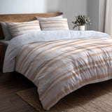 Abstract 5 Pcs Bedding Set - Beige Lines Duvet Cover And Pillow Set