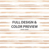 Abstract 5 Pcs Bedding Set - Beige Lines Duvet Cover And Pillow Set