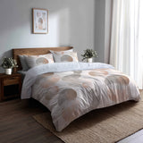 Modern Bedding Set of 5 - Soft Balance Duvet Cover And Throw Pillow Set