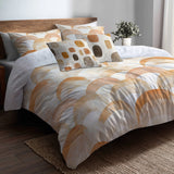 Arc Bedding Set 5 Pcs - Earth Arcs Duvet Cover And Throw Pillow Set