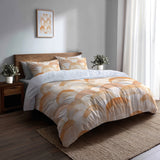 Arc Bedding Set 5 Pcs - Earth Arcs Duvet Cover And Throw Pillow Set