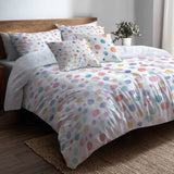 Boho Bedding Set - Sprinkles Dots Duvet Cover And Cushion Set