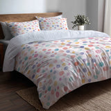 Boho Bedding Set - Sprinkles Dots Duvet Cover And Cushion Set
