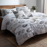 Stone Duvet Cover Set of 5 - Stone Balance Bedding And Throw Pillow Set