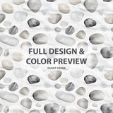 Stone Duvet Cover Set of 5 - Stone Balance Bedding And Throw Pillow Set