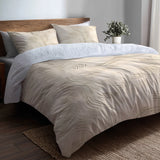 Abstract 5 Pcs Bedding Set - Sand Path Duvet Cover And Pillow Set
