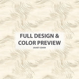 Abstract 5 Pcs Bedding Set - Sand Path Duvet Cover And Pillow Set