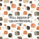 Abstract Bedding Set 5 Pcs - Warm Shibui Duvet Cover And Throw Pillow Set