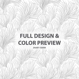 Abstract 5 Pcs Bedding Set - Minimalist Coastal Line Duvet Cover And Pillow Set