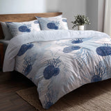Coastal Bedding Set - Beach Shellfish Duvet Cover And Cushion Set