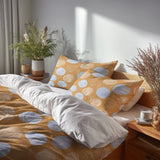 Abstract Duvet Cover Set of 3 - Beachy Shellfish Bedding Set