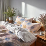 Coastal Bedding Set - Coastal Form Seashell Duvet Cover And Cushion Set